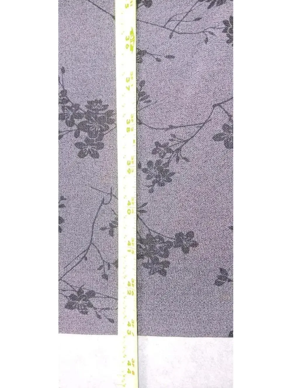 Talbots Petites Maxi Dress Womens Size P Grey Gray With Black Flowers Vneck...